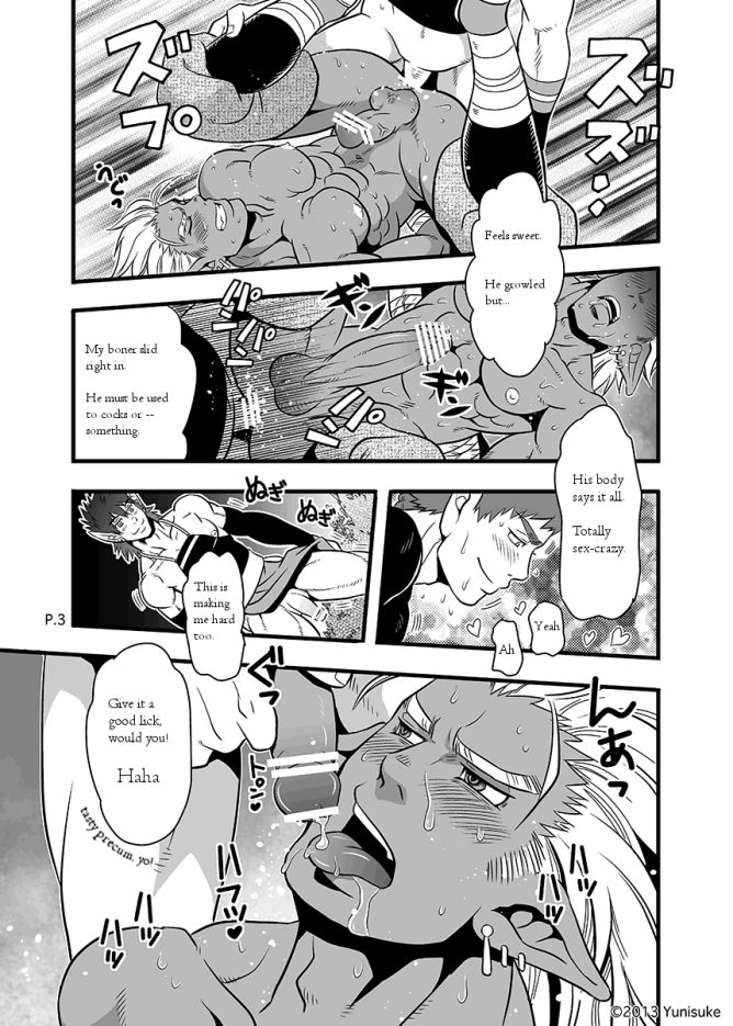 Yunisuke Blushing Guy and Horny Dudes (English) 