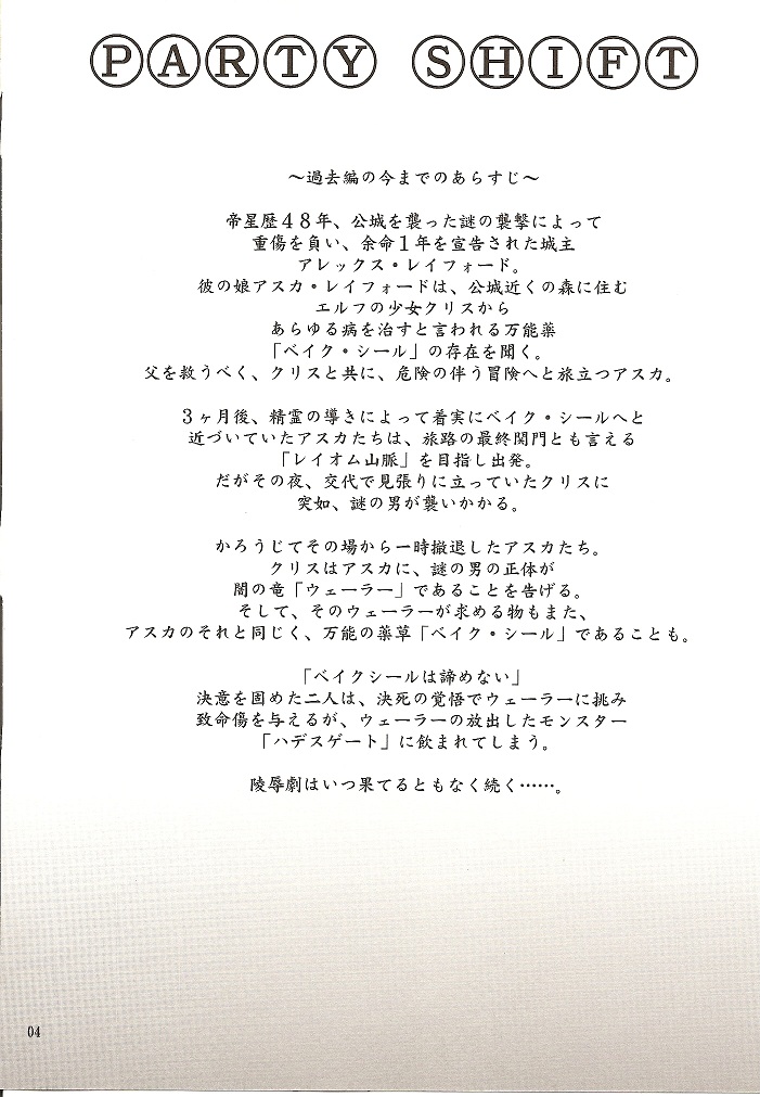 (C79) [Akutibu Sanraizu (Muranako)] PARTY SHIFT XIII (C79) [あくてぃぶサンライズ (ムラナコ)] PARTY SHIFT XIII