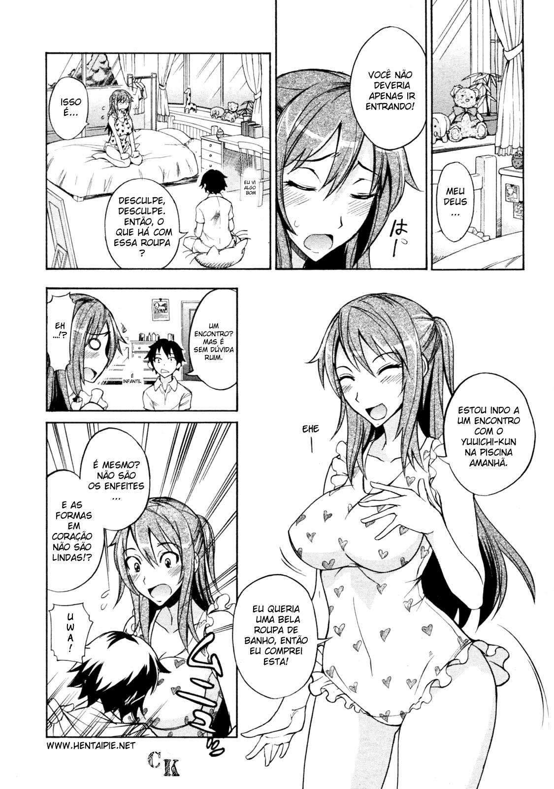 [Isao] Swimsuit and Onee-chan! [Portuguese] 