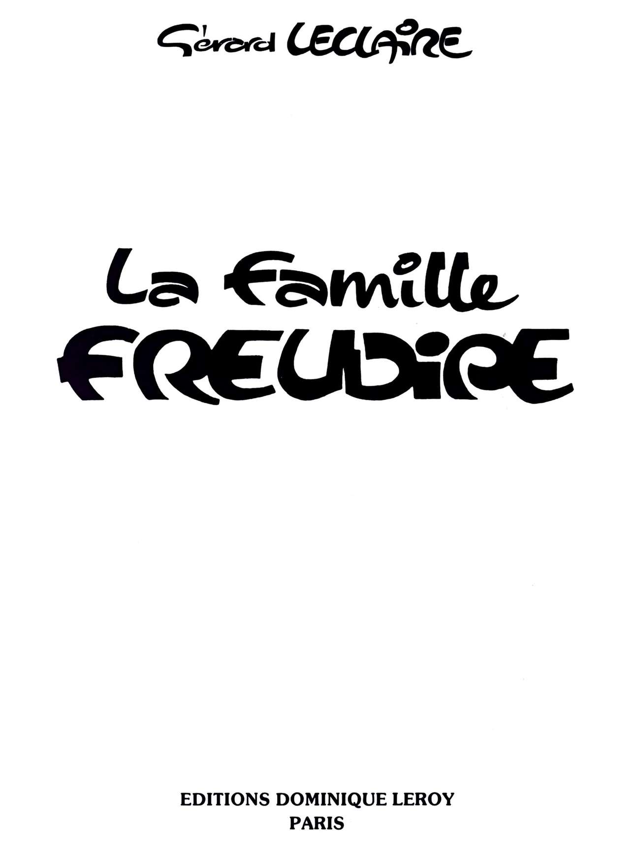 Gerard Leclaire - 01 La Famille Freudipe (French) 