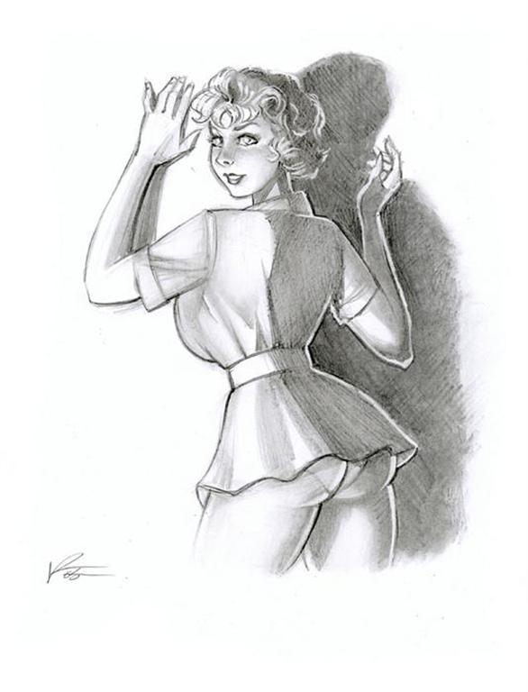 VICTOR RINALDI ART - Huge Tits drawings 